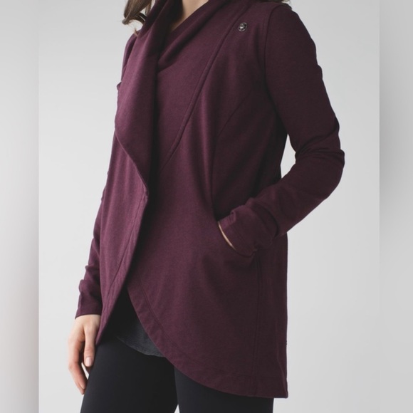 Lululemon That's A Wrap Stretch Jacket Cardigan Size 4 - Picture 3 of 10